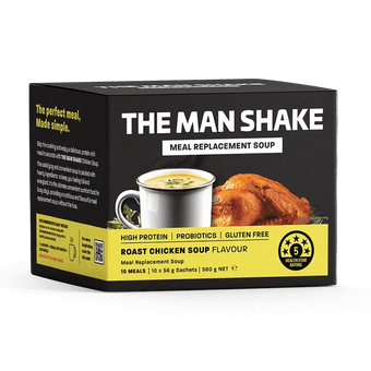 The Man Shake Roast Chicken Soup