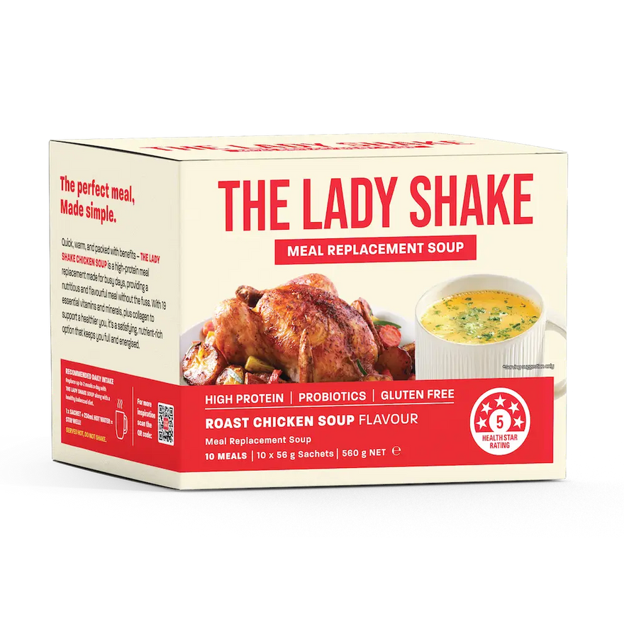 The Lady Shake Roast Chicken Soup