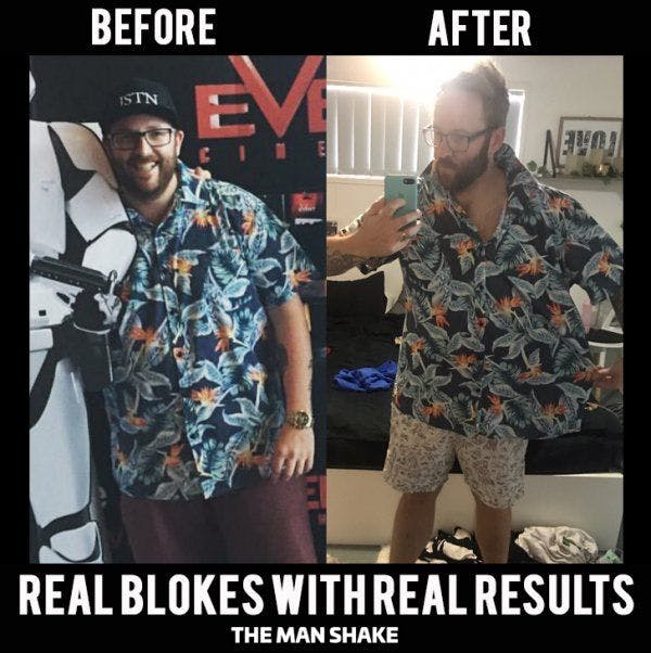 Struggling to find clothes, Josh made the change and dropped 20kg.