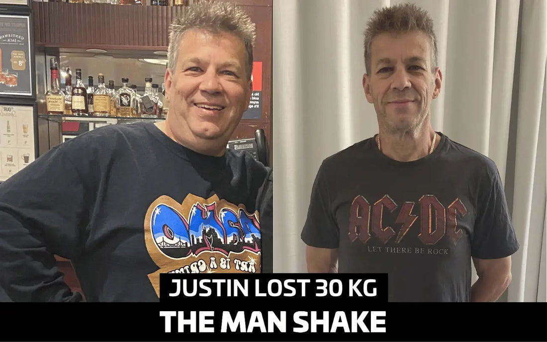 Justin lost 30kgs in a year