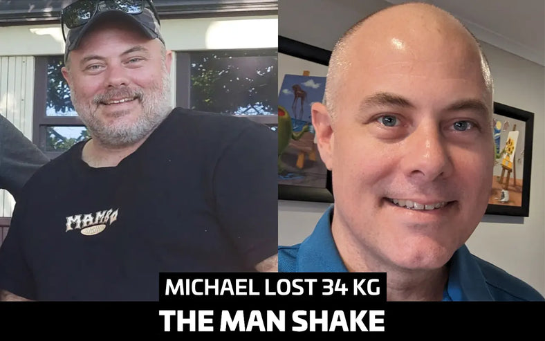 Michael's Consistency Paid Off as He Lost 34kg in 21 Weeks with The Man Shake Coffee