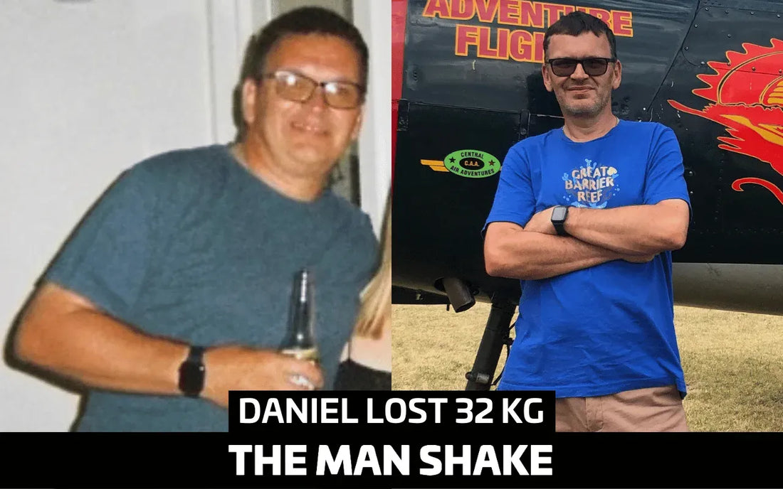 Daniel Overcame His Secret Depression and Lost 32kg with The Man Shake Vanilla