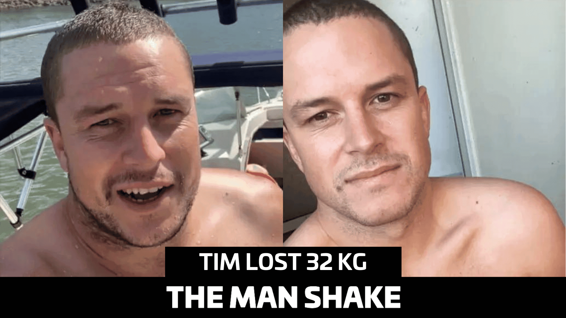 Tim lost 32kg after trying everything else! – The Man Shake