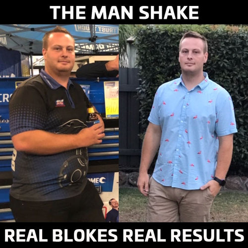 An old photo motivated Wes to lose 22kg