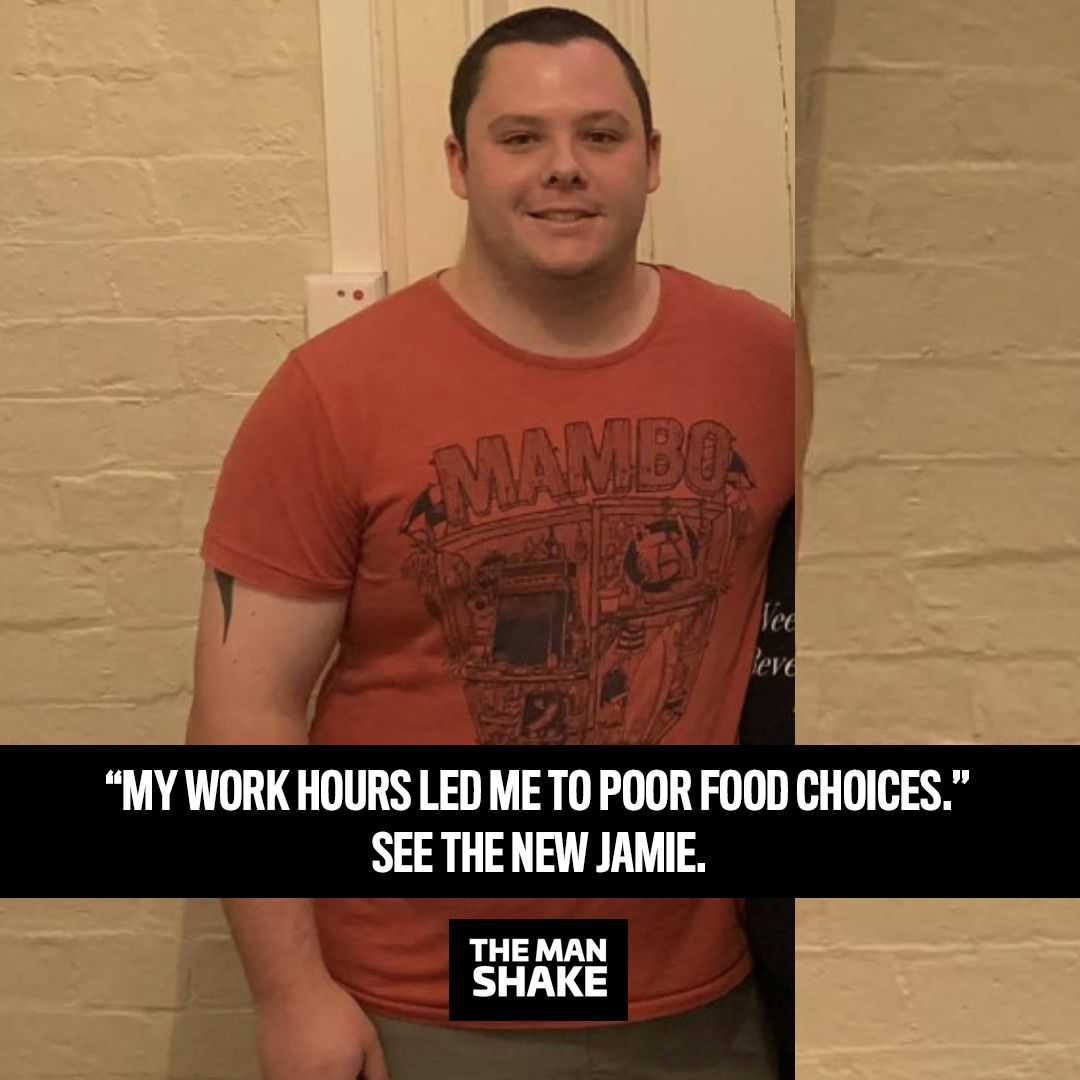 An old photo motivated Jamie to lose 20kg!