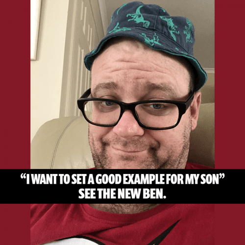 Ben Lost 30kg To Keep Up With His Son