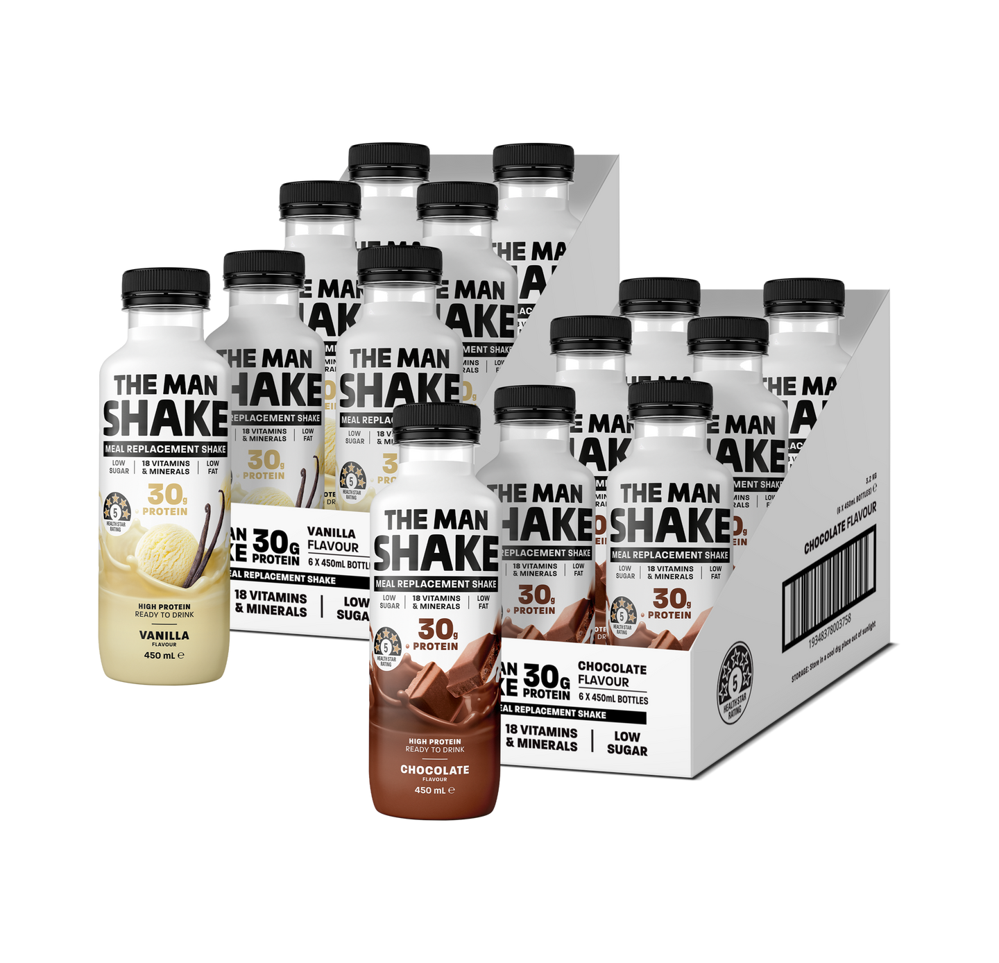 The Man Shake Ready-to-Drink Shakes 12-Pack